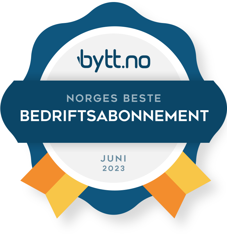 Norges beste bedriftsabonnement i juni 2023