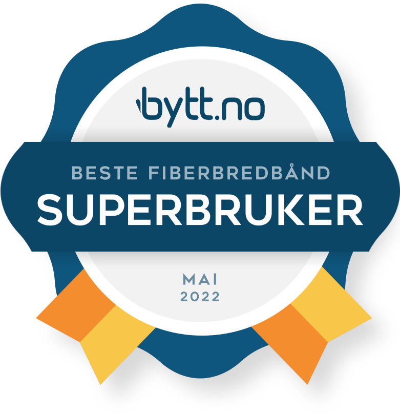 Beste fiberbredbånd for superbruker i mai 2022